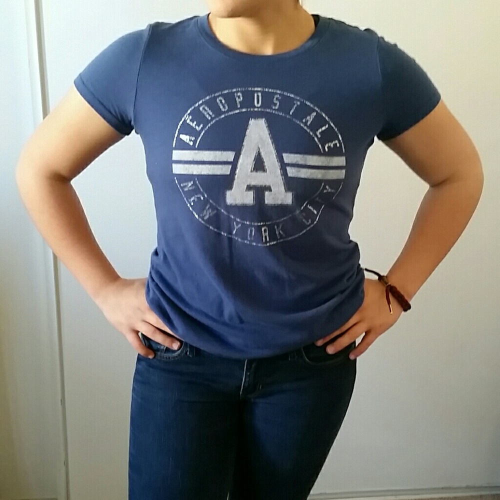 Aeropostal blue shirt